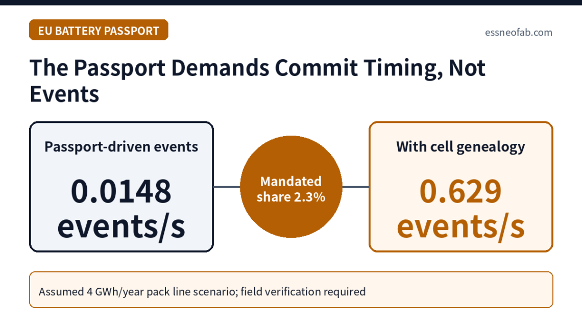 The Passport Demands Commit Timing, Not Events