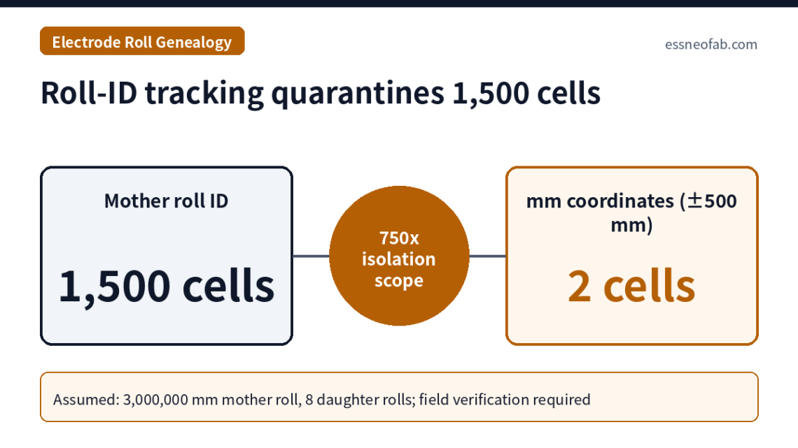 Roll-ID tracking quarantines 1,500 cells