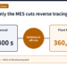 Linking only the MES cuts reverse tracing by 58.9%