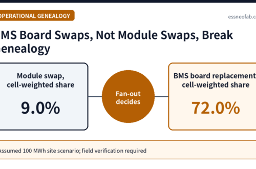 BMS Board Swaps, Not Module Swaps, Break Genealogy